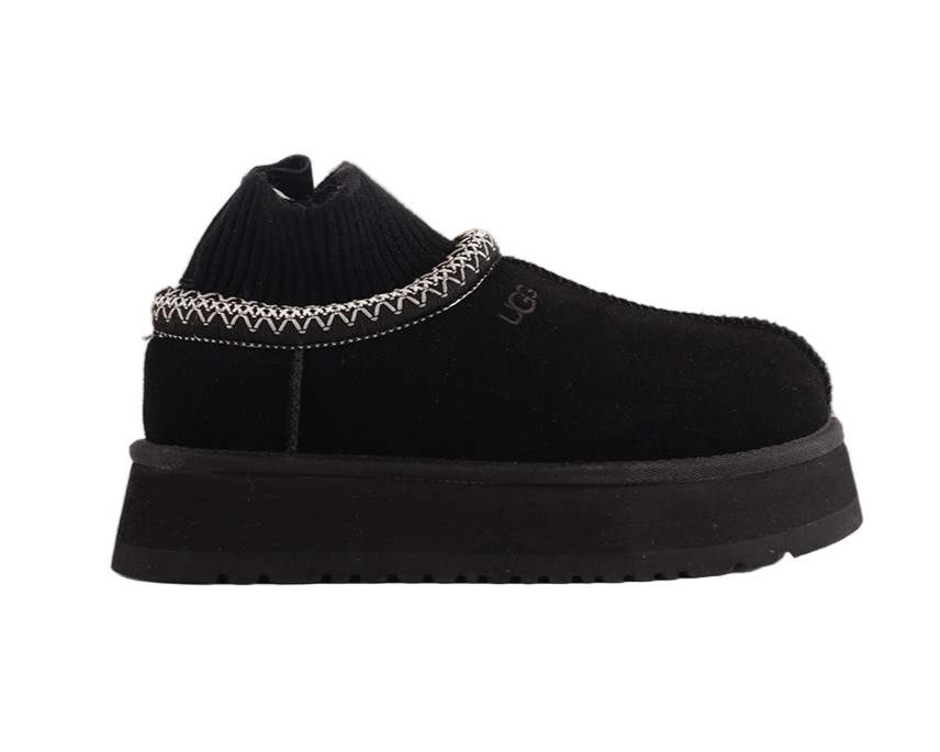 UGG Tazzlita Platform Boots “Black” – Limited Shearling Streetwear Luxury | Luxem Swiss