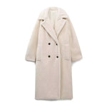 Alpaca-Blend Teddy Wool Long Coat – Winter Premium Edition
