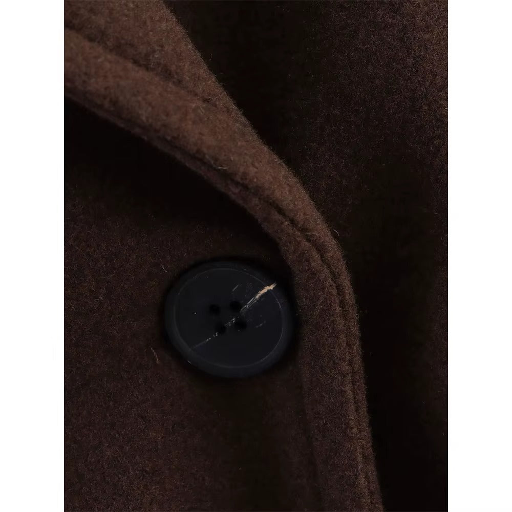 Classic Wool-Blend Long Coat – Autumn/Winter Elegant Edition