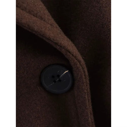 Classic Wool-Blend Long Coat – Autumn/Winter Elegant Edition