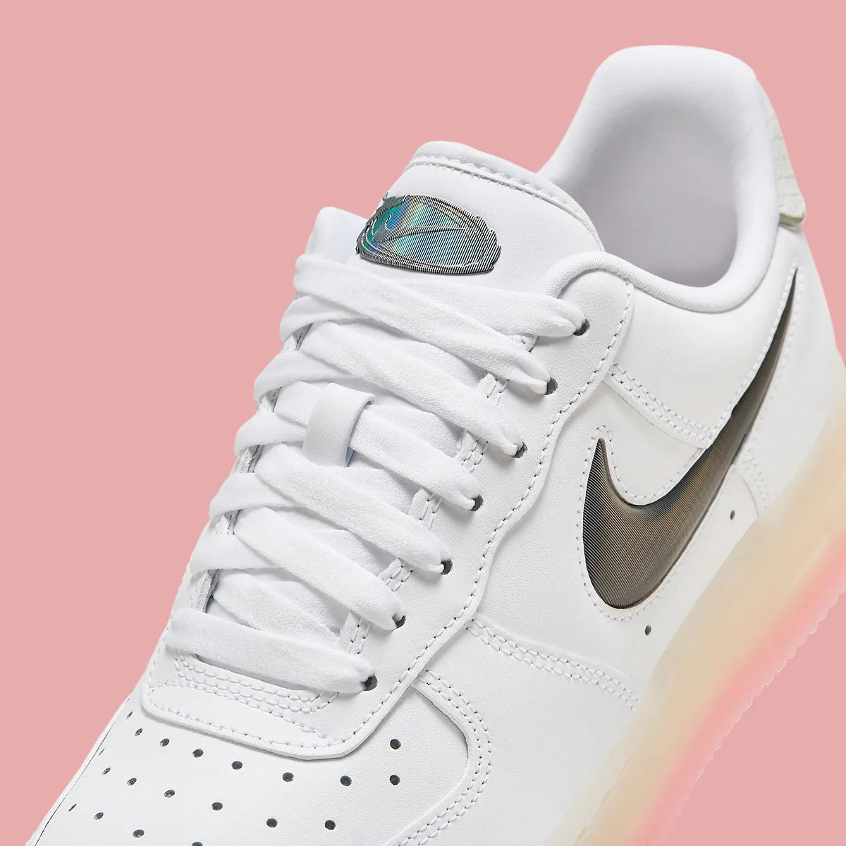 Nike Air Force 1 Low "Dragon" Dragon Year Dragon Scale Skin White Jelly Pink
