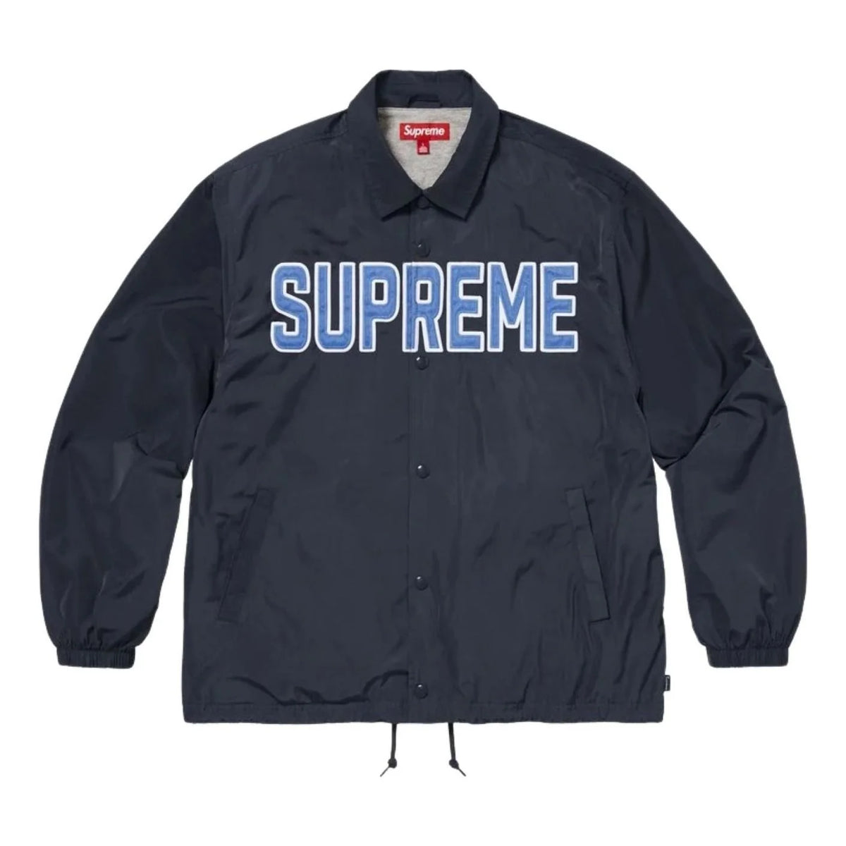Supreme Spellout Coaches Jacket – Navy