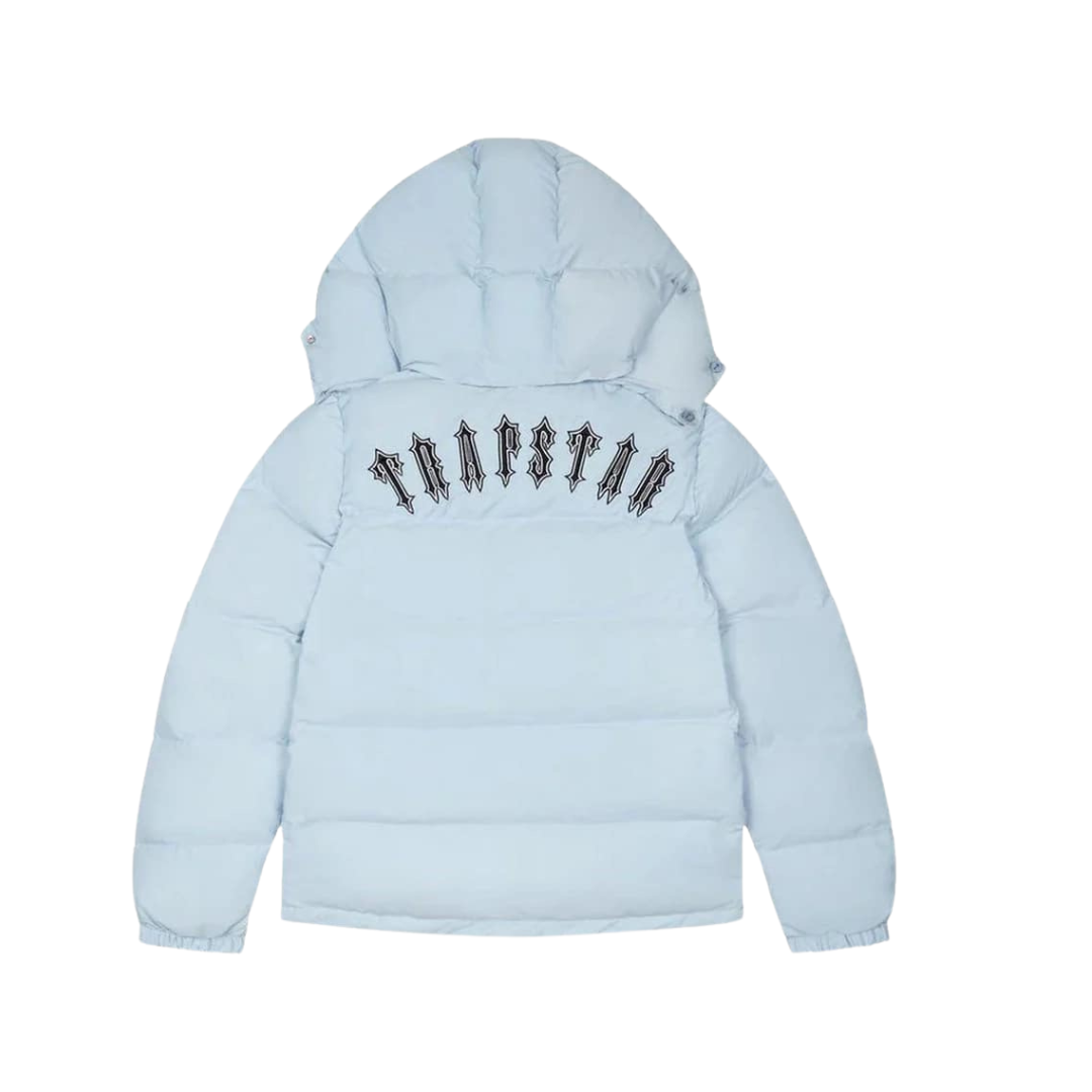 Trapstar Irongate Puffer Jacket – Ice Blue | Limited Edition Luxury Streetwear | Luxem Swiss