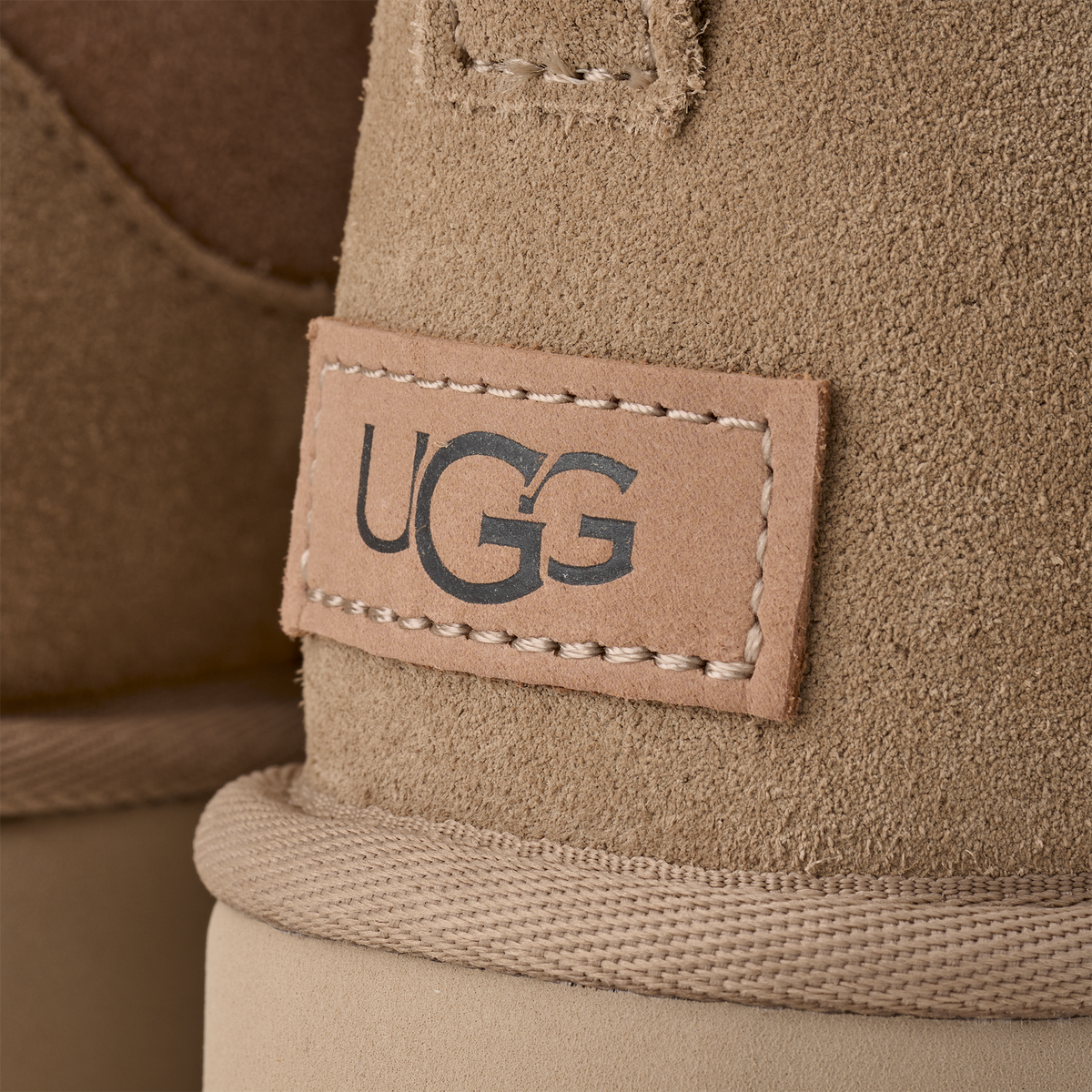 UGG Classic Ultra Mini Boot Sand Women's top view