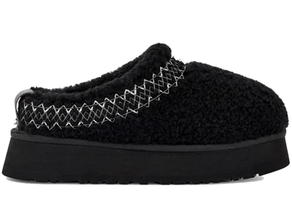 Kapcie UGG Tazz „Heritage Braid – Black” – luksusowe ciepło i wygoda | Luxem szwajcarski